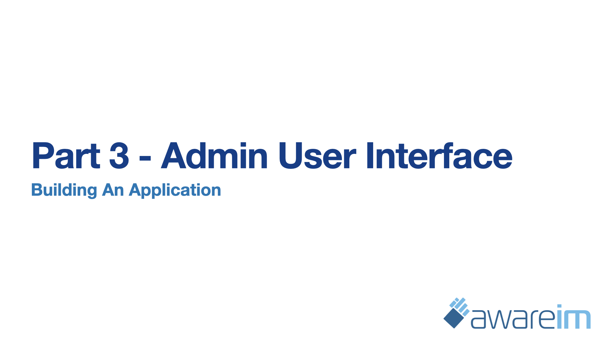 AwareIM Mobile Apps Monaca