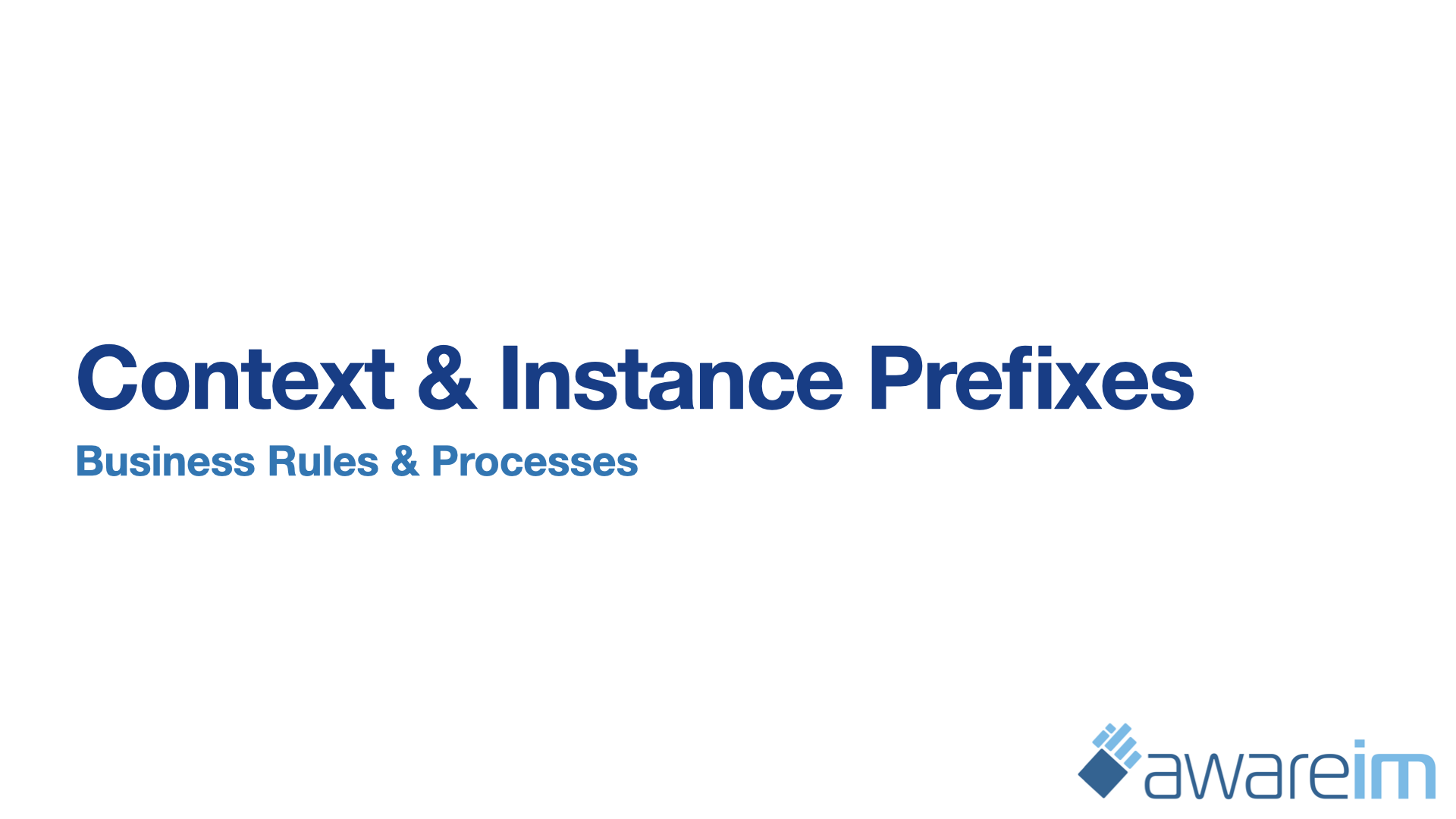 AwareIM Getting Started Your First App