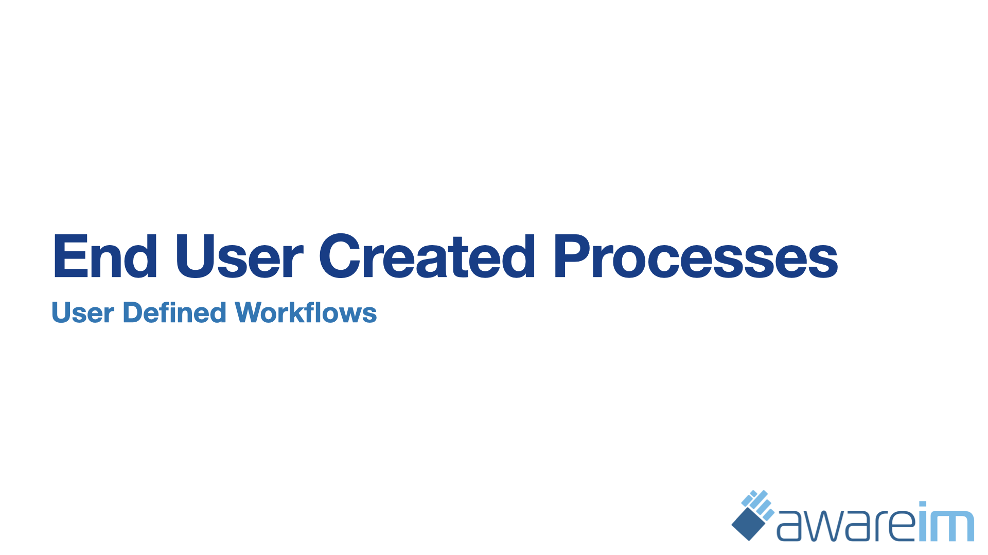 AwareIM Getting Started Your First App