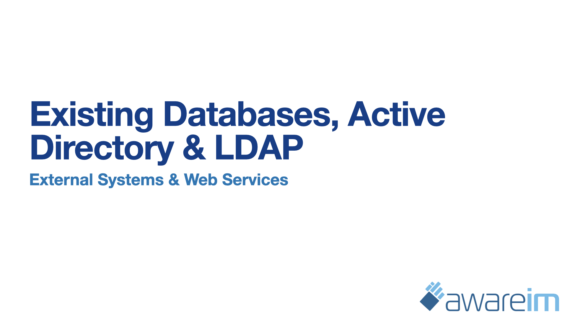 AwareIM Charts Introduction