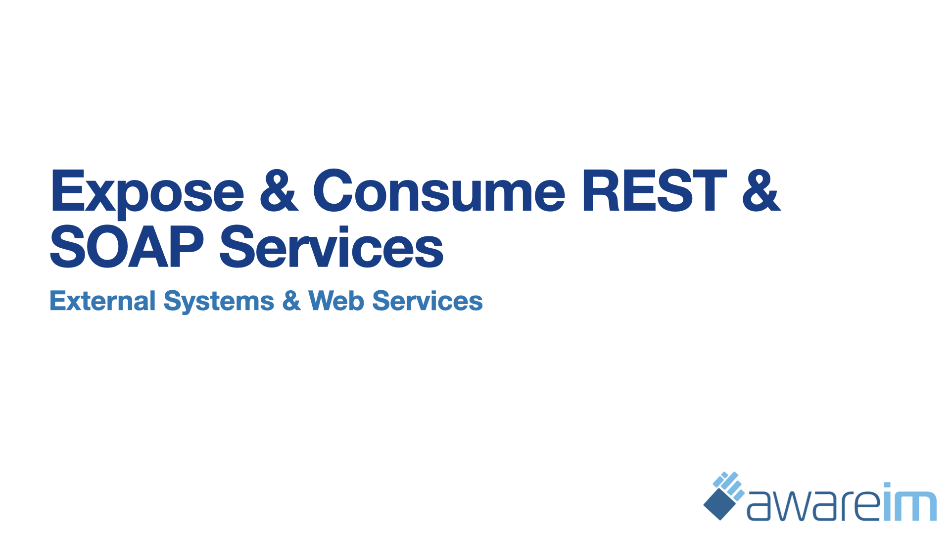 Expose & Consume Web ServicesGantt Charts