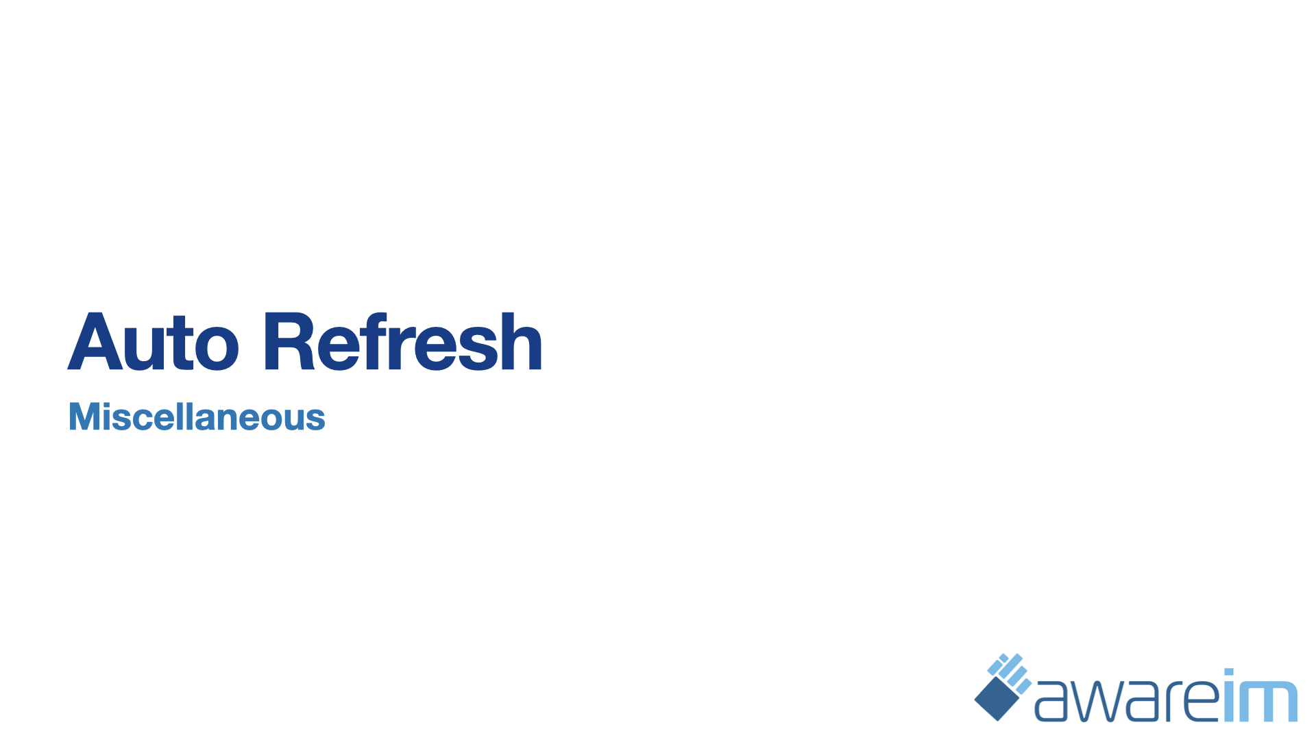 AwareIM Kanban Boards