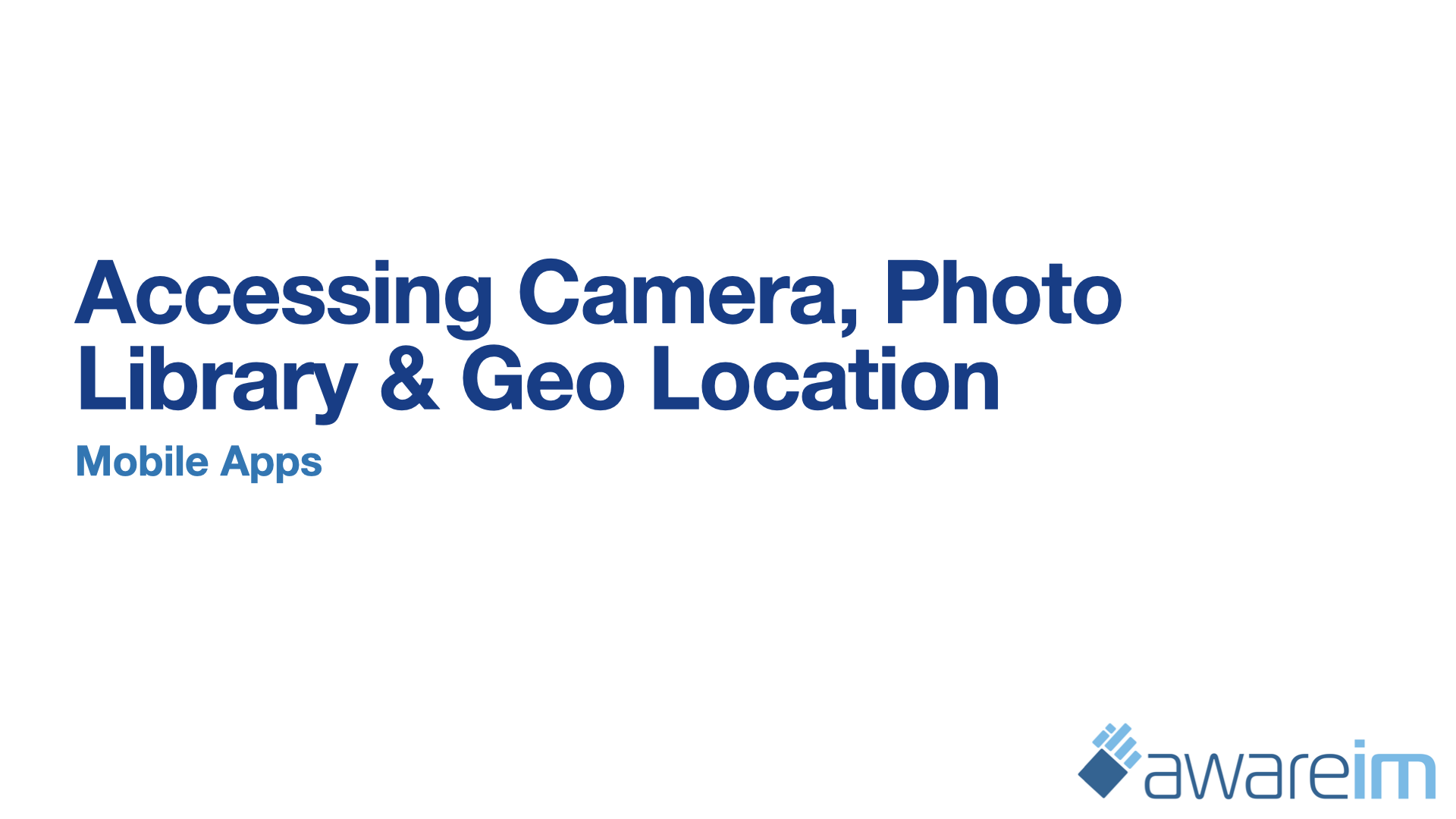 AwareIM Forms Custom HTML