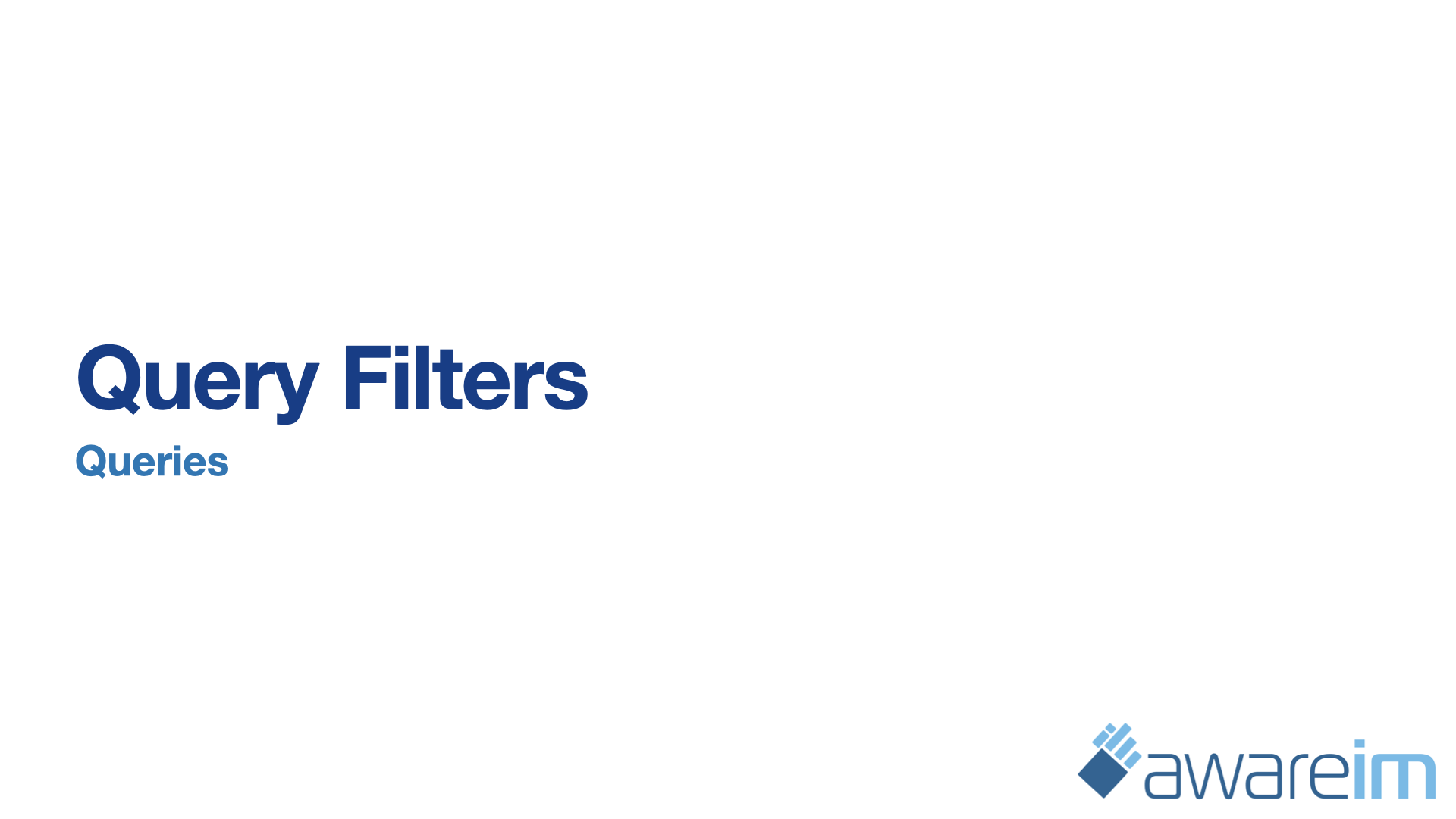 AwareIM Getting Started Your First App