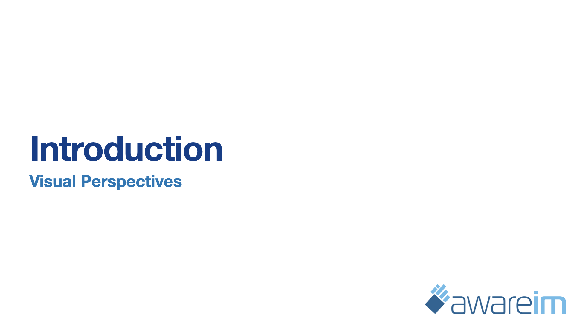 AwareIM Visual Perspective Introduction