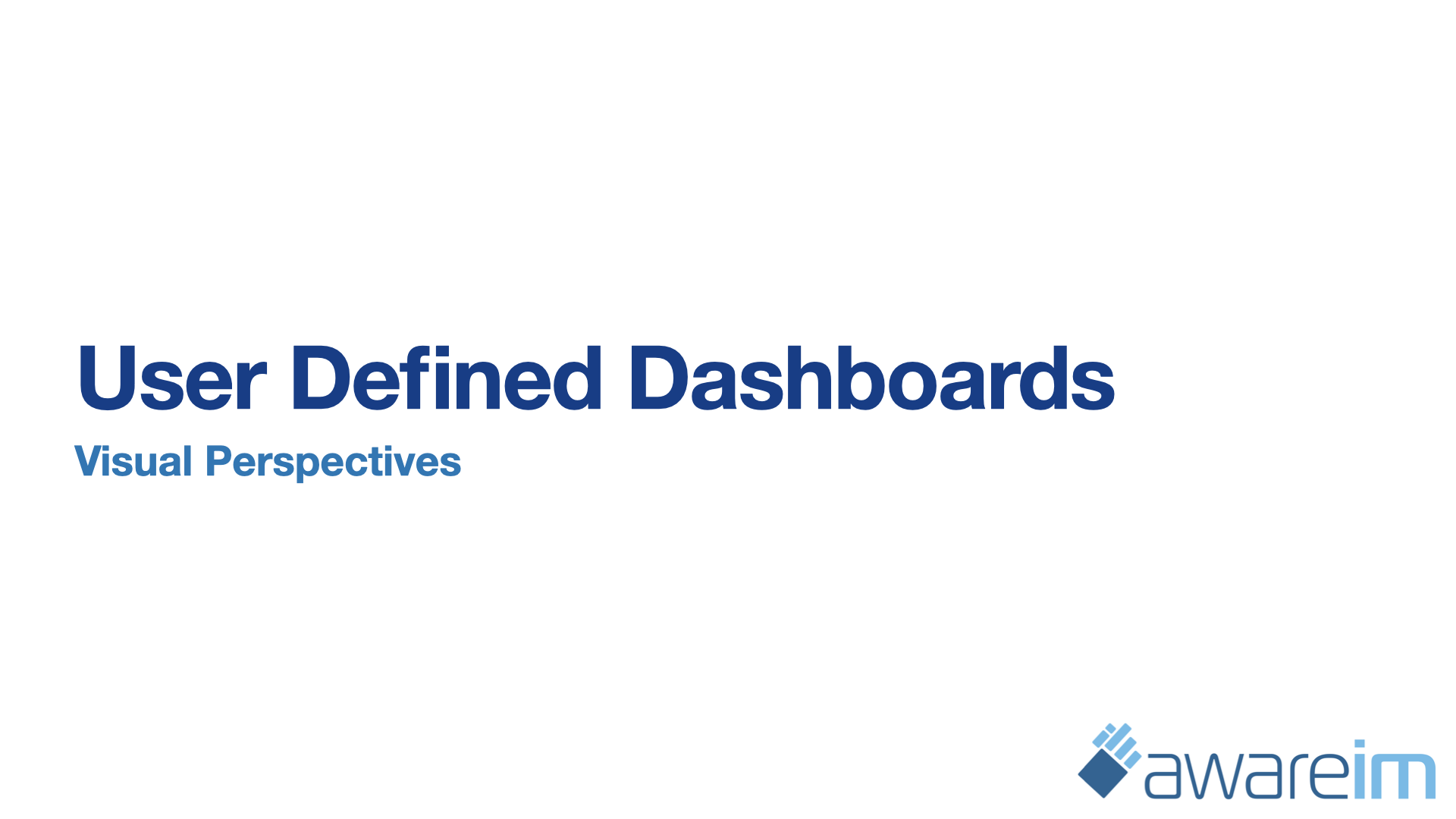 AwareIM Getting Started Your First App